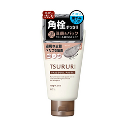 BCL TSURURI Facial Cleansing Ghassoul Paste 日本BCL TSURURI 毛孔清洁去黑头天然火岩泥粘土洗面膏 120g