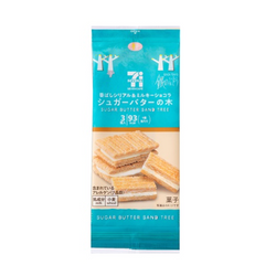 7-Eleven Japan Sugar Butter Tree Cookies (Original) 3 Pieces 日本7-11便利店零食 砂糖奶油樹奶油夾心饼干 (原味) 3个入 [Exp. 7/5/2024]