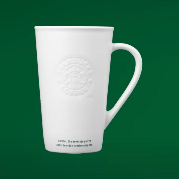 [Pre-Order] Starbucks Korea 25th Anniversary Collection 25th Anniversary Classic White Mug [预售] 韩国星巴克25周年系列 25周年纪念款经典白色马克杯 473ml