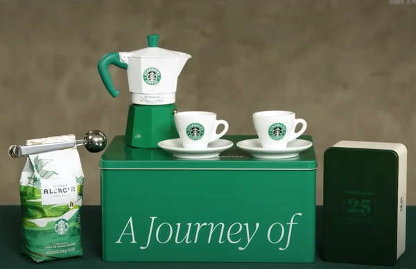 [Pre-Order] Starbucks Korea 25th Anniversary Collection 25th Anniversary Moka Pot Coffee Bean Set [预售] 韩国星巴克25周年系列 25周年纪念摩卡壶咖啡豆套装