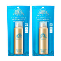 [ 2 FOR $36 ] Anessa Perfect UV Sunscreen Skincare Spray 2022 ver. SPF50+ PA++++ [ 2支装$36 ] 资生堂 安耐晒防晒喷雾 2022版 60g