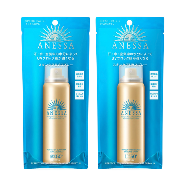 [ 2 FOR $36 ] Anessa Perfect UV Sunscreen Skincare Spray 2022 ver. SPF50+ PA++++ [ 2支装$36 ] 资生堂 安耐晒防晒喷雾 2022版 60g