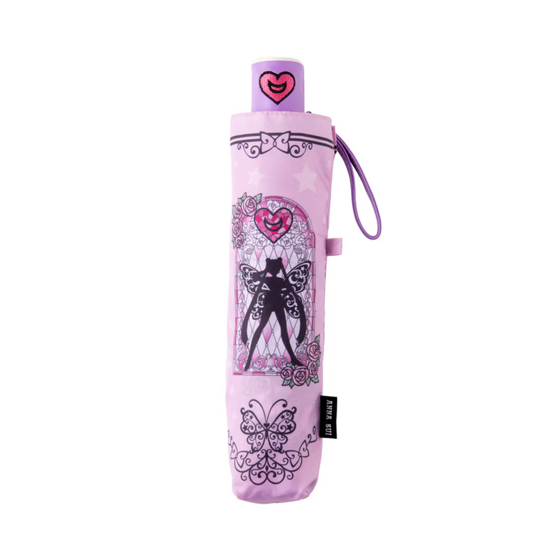 ANNA SUI x Sailor Moon Folding Umbrella 10 Senshi Pattern (Pale Pink) 安娜苏×美少女戰士折叠伞 战士图案款（淡粉色）