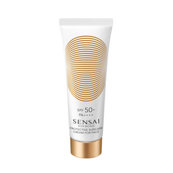 SENSAI SILKY BRONZE  PROTECTIVE SUNCARE CREAM FOR FACE SPF50+ PA++++ 森赛 丝光溢彩丝泽帛姿防晒霜 50ml