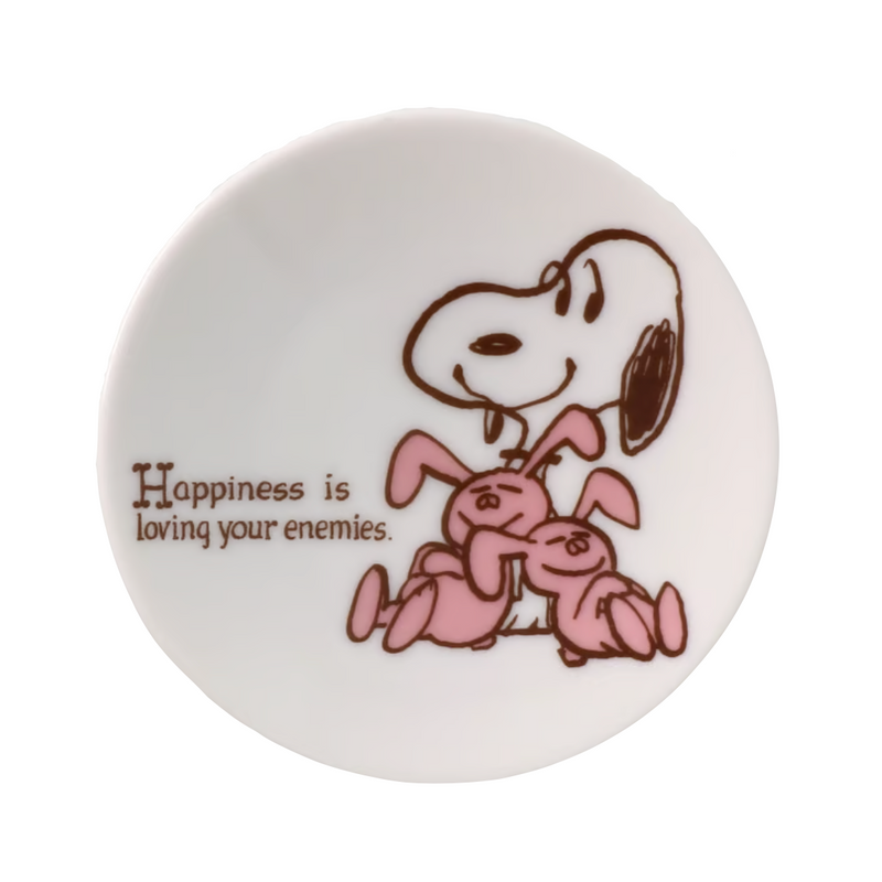 PEANUTS Snoopy Small White Plate 日本PEANUTS 史努比小白盘