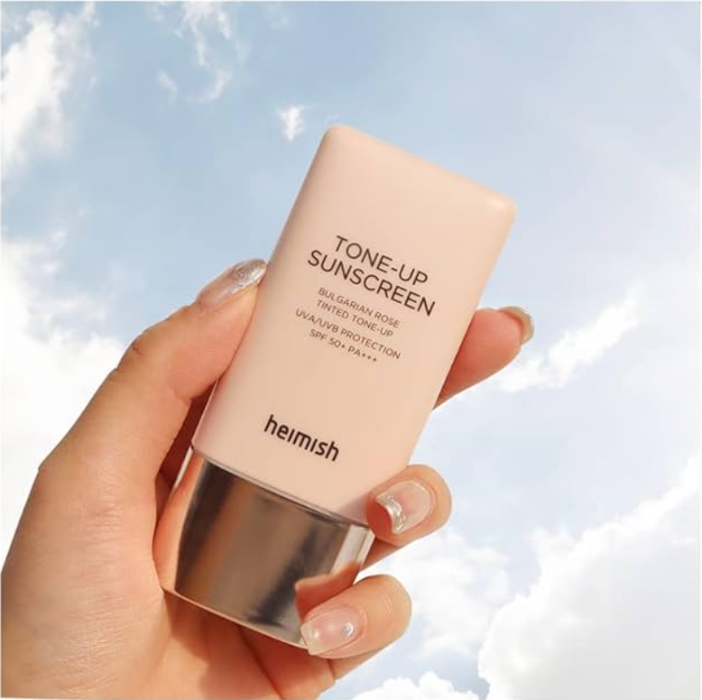 HEIMISH Bulgarian Rose Tinted Tone-up Sunscreen SPF50+/PA+++ 韩国HEIMISH 保加利亚玫瑰调色防晒霜 30ml