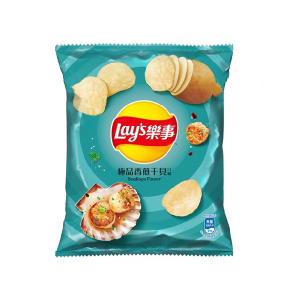 LAY'S Potato Chips (Scallops) 乐事 薯片 (极品香煎干贝) 34g