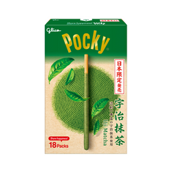 [PRE ORDER] GLICO Pocky Giant Uji Matcha 18 packs/box [提前预定] 格力高 百奇 地域限定 宇治抹茶巨型巧克力饼干棒 18袋/盒