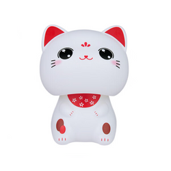 BAOLAPU Lucky Fortune Cat Solar Car Decoration (Big Eyes) 宝拉普 大头招财猫太阳能汽车装饰 (大眼款)