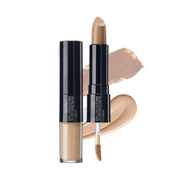 THE SAEM Cover Perfection Ideal Concealer Duo (02 Rich Beige) 得鲜 完美双头遮瑕液 (02 浓郁米色) 4.2g+4.5g