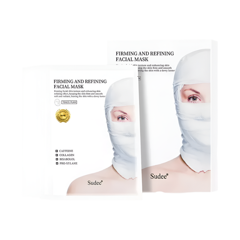 SUDEE Firming And Refining Facial Mask 5pcs/box 素玳 白色绷带紧致修复面膜 5片/盒