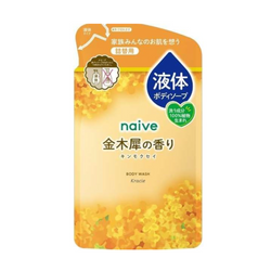 Kracie Naive Body Wash Refill (Osmanthus)  嘉娜宝 Naive 氨基酸保湿沐浴露 替换装 (金木犀桂花香限定) 360ml