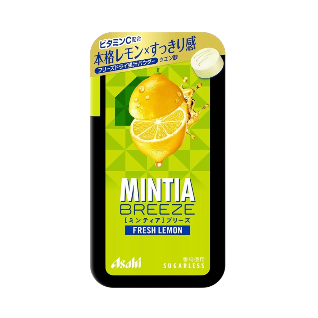 ASAHI Mintia Breeze Fresh Lemon Sugar-Free Breath Mint Candy 50 Tablet –  Image Beauty online