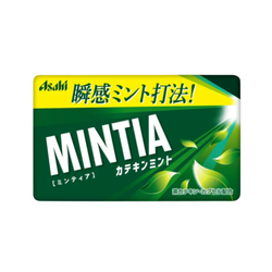 ASAHI Mintia Catechin Mint Breath Mint Candy 50 Tablets/pck 朝日MINTIA 绿茶薄荷口氣清新薄荷糖 50粒/盒