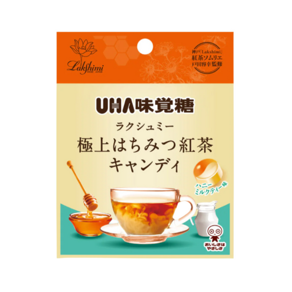 UHA Lakshimi Mikakuto Supreme Honey Milk Tea & Honey Lemon Tea Candy 日本UHA味覚糖 极上蜂蜜奶茶&蜂蜜柠檬茶味糖 75g