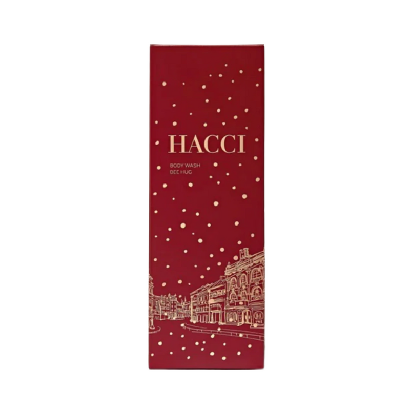 [Pre-Order] HACCI Body Wash Bee Wash (Holiday Limited Package) [提前预定] 日本HACCI 花绮 蜂蜜沐浴凝露 BEE HUG (限量圣诞包装) 385ml