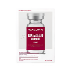 HEALOINE Glutathione Ampoule Mask 10pcs/Box 稀洛因 谷胱甘肽精华奶皮面膜 10片/盒