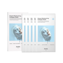 HEXKIN Ocean Moisturizing Collagen Mask 5pcs/Box 赫诗琴 童颜胶原炮灌注 海洋水润胶原蛋白面膜 5片/盒