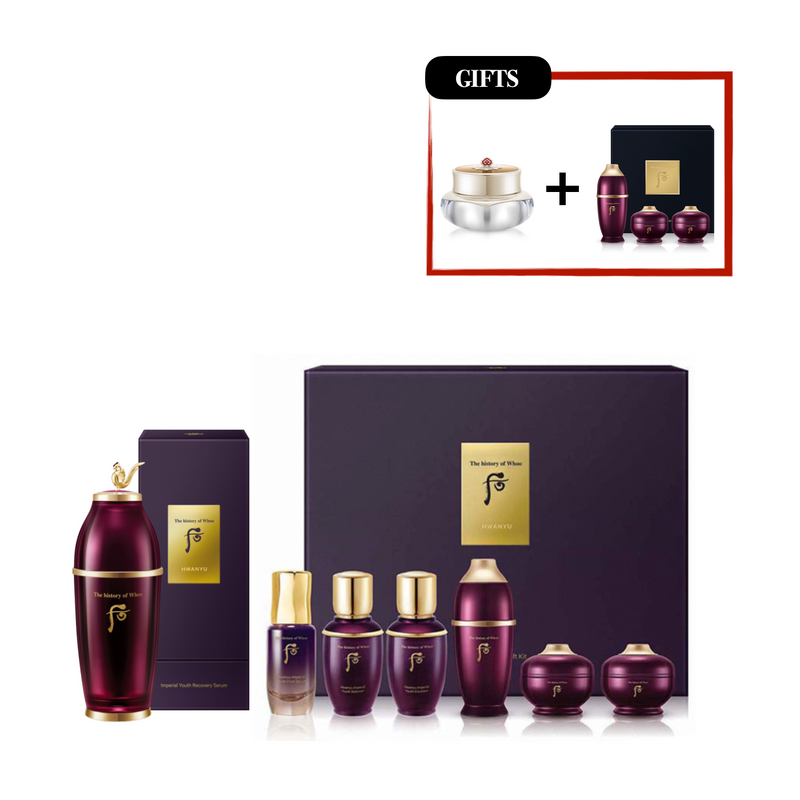 [Pre-Order] THE HISTORY OF WHOO Hwanyu Imperial Youth Recovery Serum Set (Gift Included) [提前预定] 韩国后 还幼津液套装 (附赠品)