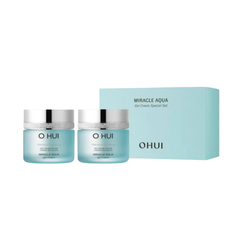 [Pre-Order] O HUI Miracle Aqua Gel Cream 2pcs Special Set (Gift Included) [提前预定] 欧惠 水库奇迹啫喱面霜2件套装 (附赠品)