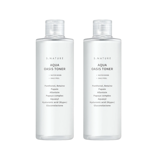 [2 For $53] S. NATURE Aqua Oasis Toner [2瓶装$53] 韩国S. NATURE 水绿洲爽肤水 300ml