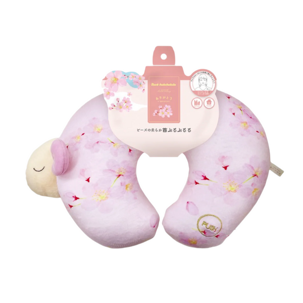 Honyaradoh Sakura Goodnight Sheep Massaging Neck Pillow 虹雅堂 樱花香氛晚安小羊按摩颈枕