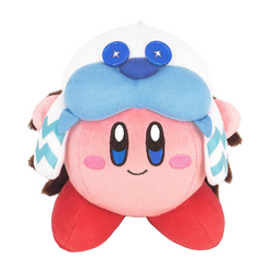 SAN-EI Kirby and the Forgotten Land Collection Frosty Ice Kirby Plush S  三英 星之卡比探索发现 冰雪卡比小公仔