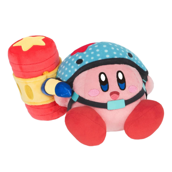 SAN-EI Kirby and the Forgotten Land Collection Discovery Pico Pico Kirby Plush S  三英 星之卡比探索发现 PICO锤子卡比小公仔