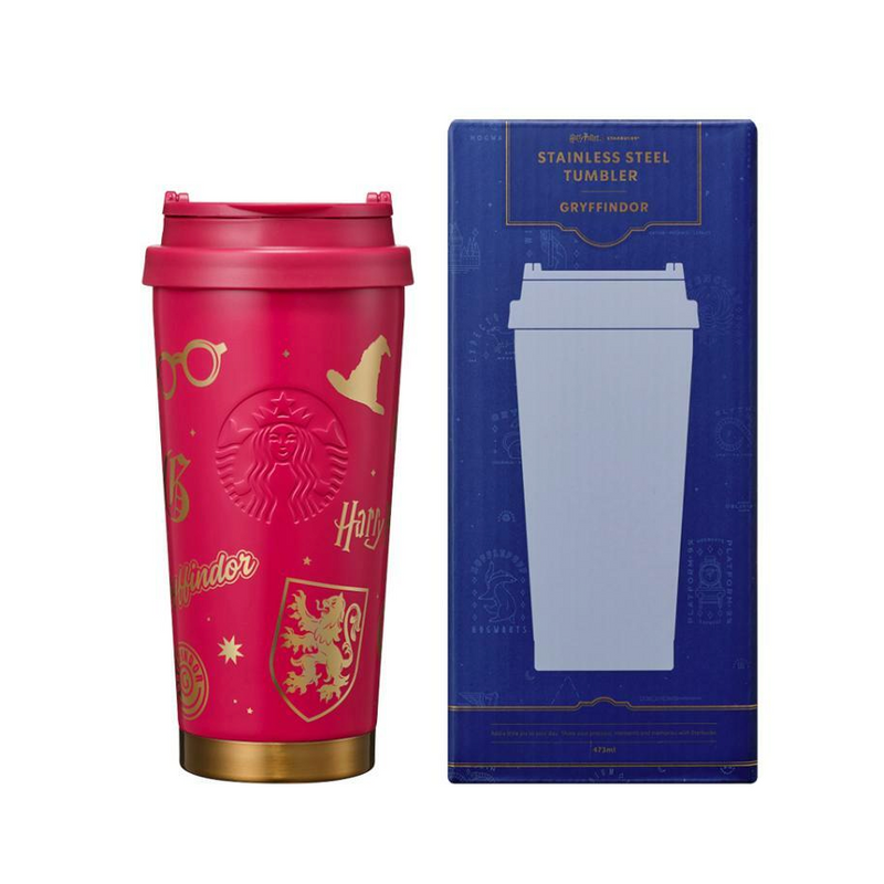 [Pre-Order] Korean SBUX HP New Year Magical Miracle Series SS Gryffin dor Elma Tumbler 473ml [预售] 韩国星巴克 哈利波特新年神奇奇迹系列 SS格兰芬多艾尔玛保温杯 473ml