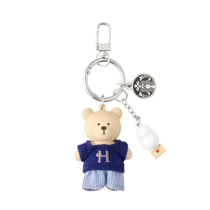 [Pre-Order] Korean SBUX HP New Year Magical Miracle Series Harry P Bearista Keychain [预售] 韩国星巴克 哈利波特新年神奇奇迹系列 哈利波特小熊钥匙吊饰