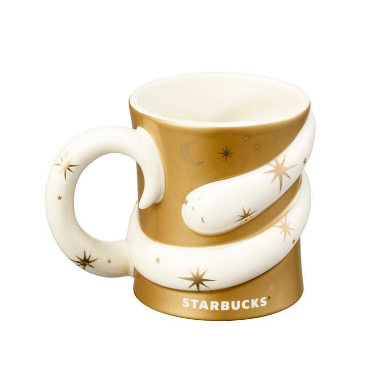 [Pre-Order] Korean SBUX Dreaming Snake Series Dreaming Snake Gold Mug 355ml [预售] 韩国星巴克 新年梦幻蛇系列 梦幻蛇马克杯 355ml