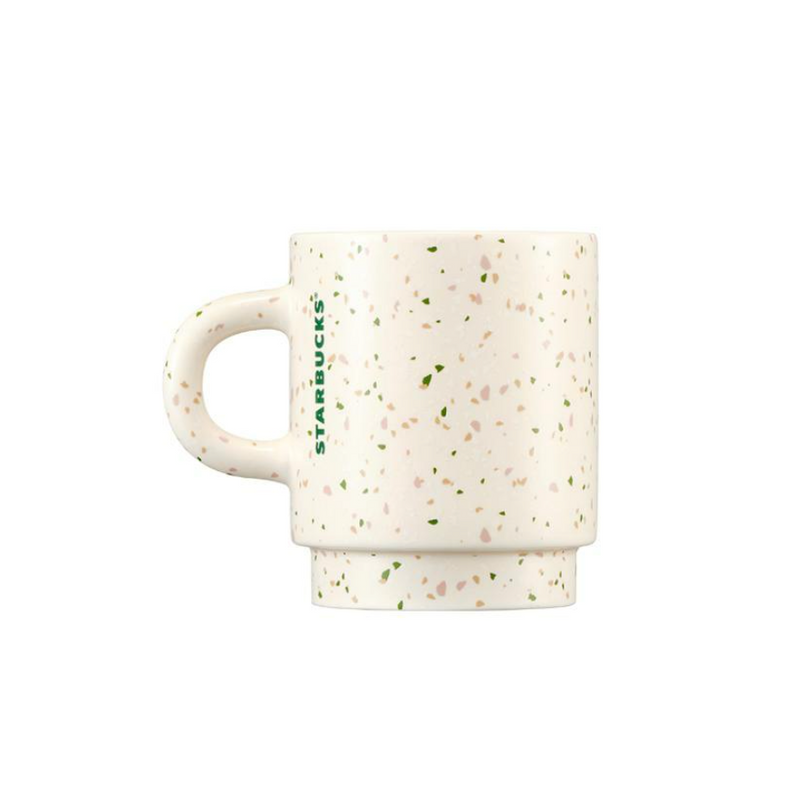 [Pre-Order] Korean SBUX Brighten Your Day Series Flower Market Terrazzo Mug & Saucer [预售] 韩国星巴克 照亮您的一天系列 花市水磨石杯碟 300ml 300ml