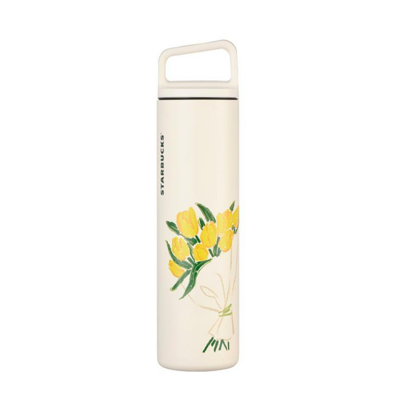 [Pre-Order] Korean SBUX Brighten Your Day Series SS Flower Market MIIR Wide Bottle Tumbler [预售] 韩国星巴克 照亮您的一天系列 SS 花市Mir保温宽瓶 591ml