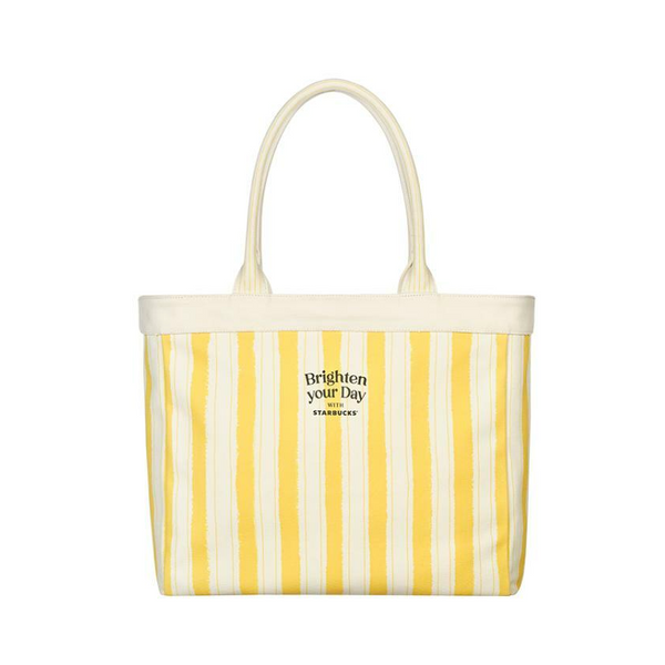 [Pre-Order] Korean SBUX Brighten Your Day Series Flower Market Everything Shopper Bag [预售] 韩国星巴克 照亮您的一天系列 花市购物袋