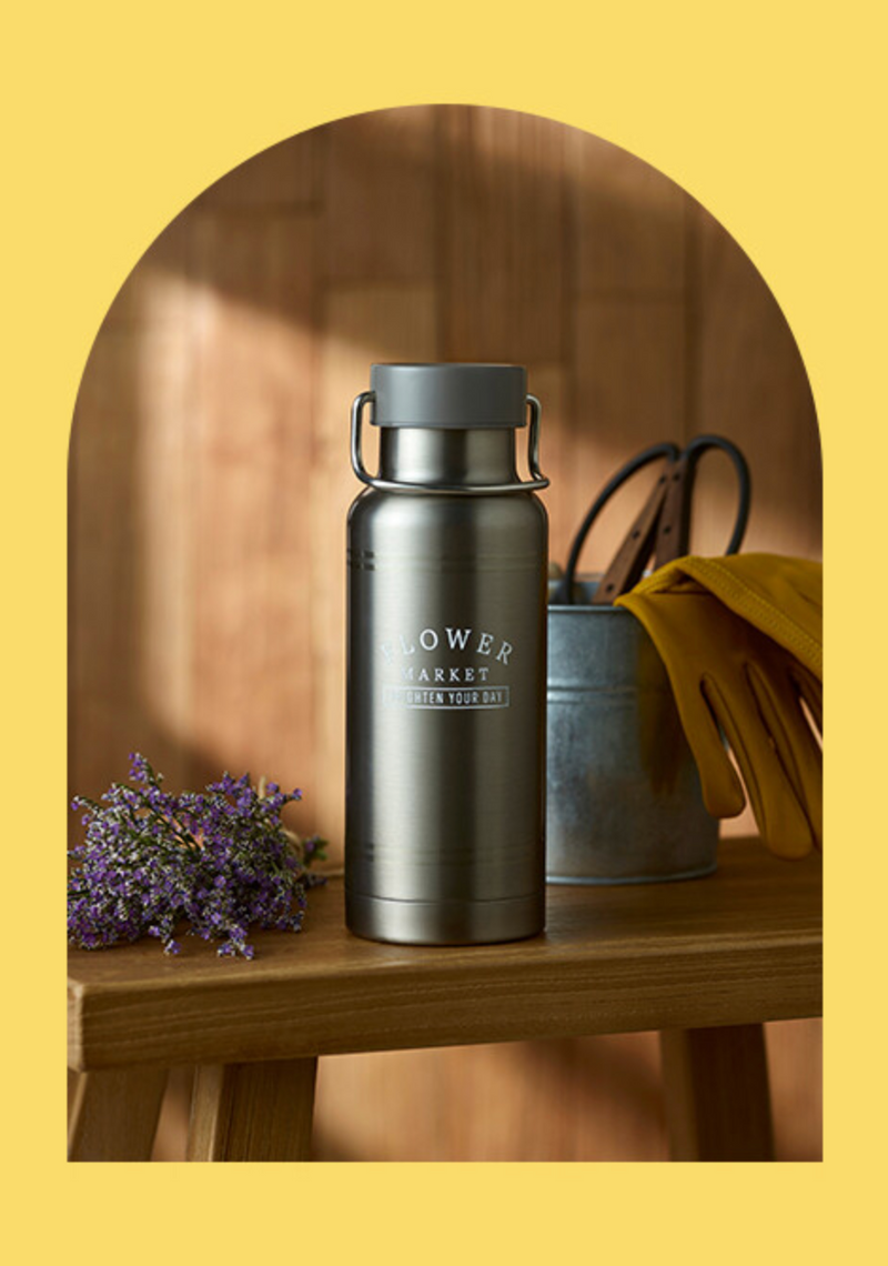 [Pre-Order] Korean SBUX Brighten Your Day Series SS Flower Market Walker Tumbler [预售] 韩国星巴克 照亮您的一天系列 SS 花市漫步保温瓶 473ml