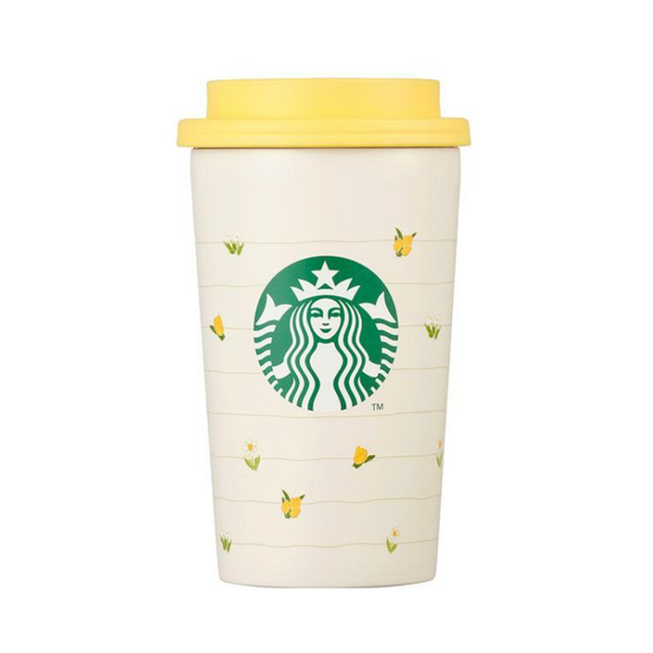 Korean SBUX Brighten Your Day Series SS Flower Market JDN Tumbler 韩国星巴克 照亮您的一天系列 SS 花市JDN保温咖啡随行杯 355ml