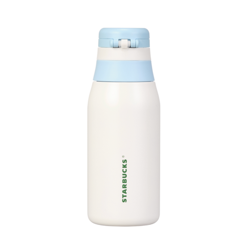 Korean Starbucks SS Play Blue Lira Sticker Tumbler 韩国星巴克 SS 蓝色玩耍里拉贴纸随行杯 355ml