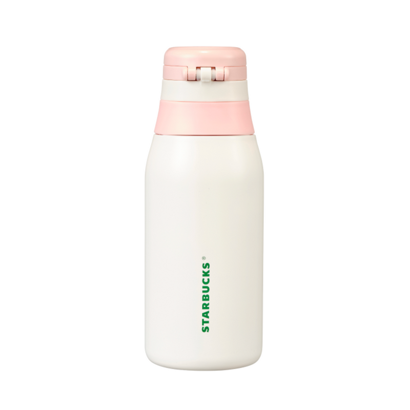 Korean Starbucks SS Play Pink Lira Sticker Tumbler 韩国星巴克 SS 粉色玩耍里拉贴纸随行杯 355ml