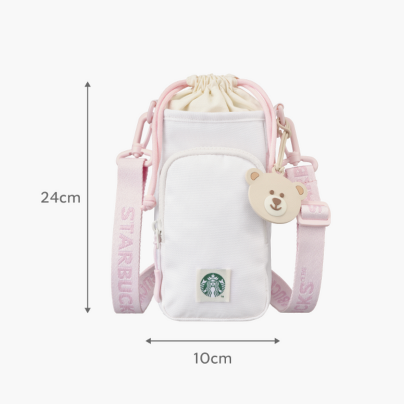 Korean Starbucks Play Pink Bottle Bag 韩国星巴克 粉色玩耍瓶子包