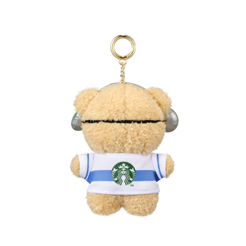 Korean Starbucks New Stars Joyful Campus Life Collection Campus Bearista Keyring 韩国星巴克 新星欢乐校园生活系列 校园小熊钥匙圈