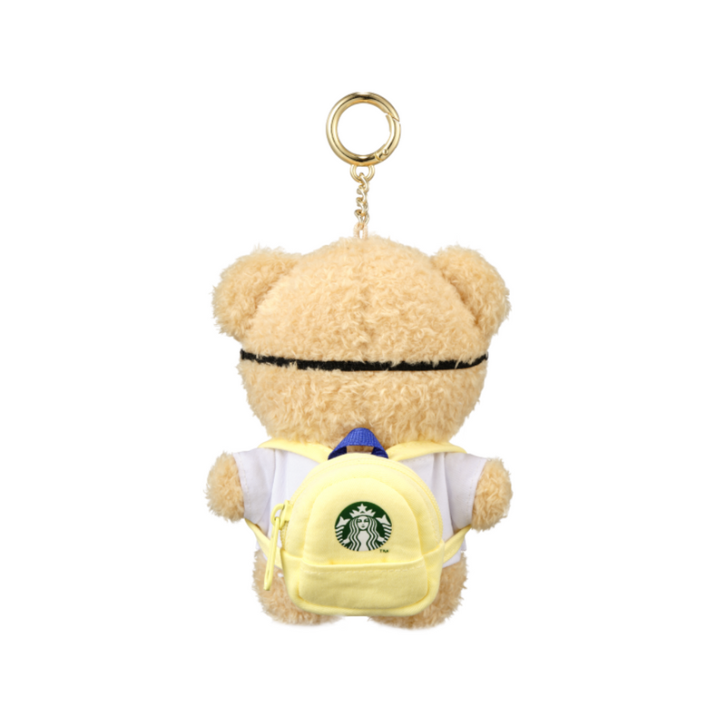 Korean Starbucks New Stars Joyful Campus Life Collection Campus Bearista Keyring 韩国星巴克 新星欢乐校园生活系列 校园小熊钥匙圈