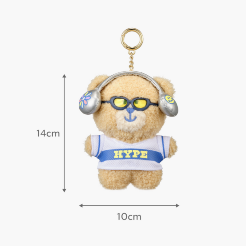 Korean Starbucks New Stars Joyful Campus Life Collection Campus Bearista Keyring 韩国星巴克 新星欢乐校园生活系列 校园小熊钥匙圈