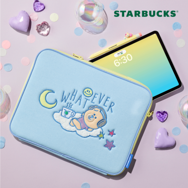 Korean Starbucks New Stars Joyful Campus Life Collection Campus Beary Laptop Pouch 13 inch 韩国星巴克 新星欢乐校园生活系列 校园小熊笔记本电脑包 13英寸