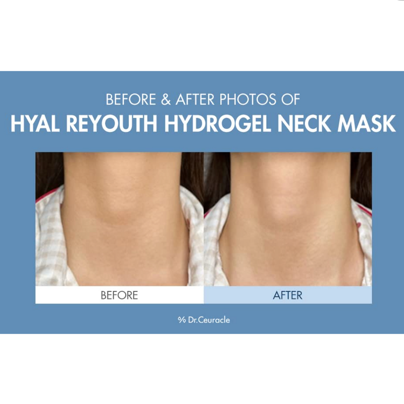 Dr. Ceuracle Hydrogel Neck Mask 10pcs/Box 韩国Dr.Ceuracle 玻尿酸保湿凝胶颈膜 10片/盒