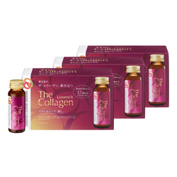 [3 Box Value Set] Shiseido The Collagen 2024 Collagen Liquid Drink Luxe Rich 50ml*10 Pieces/Box [3盒超值套装] 资生堂 2024胶原蛋白液态饮 升级版 50ml*10支/盒