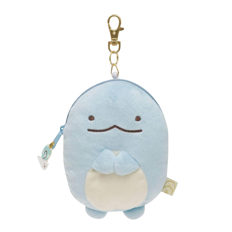 SAN-X Sumikko Gurashi Plush Reel Pass Case (Tokage) 日本SAN-X 角落生物伸缩造型票卡钱包 (恐龙)