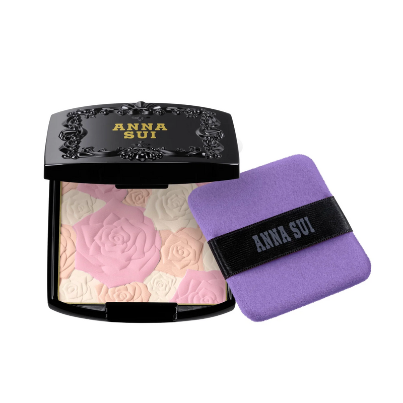 Anna Sui Rose Pressed Powder (300) 安娜苏 玫瑰花卉蜜粉餅 (300) 14g