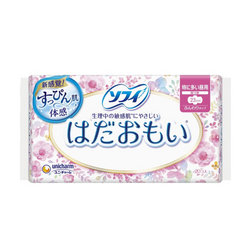 UNICHARM Sofy Hadaomoi Ultra-Thin Slim Sanitary Pad (Very Heavy Daytime w/wings 23cm) 20pcs 尤妮佳 苏菲极轻薄舒肤卫生棉 (特多量日用护翼23cm) 20片