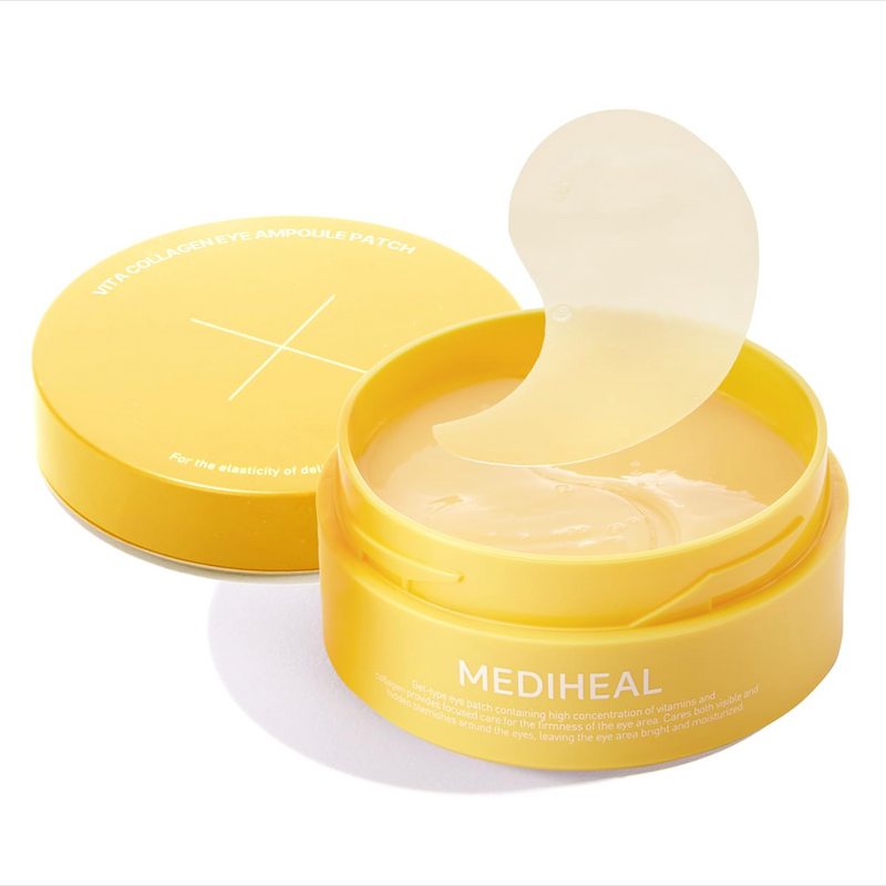 MEDIHEAL Vita Collagen Eye Ampoule Patch (60 pcs/box) 美迪惠尔 维生素胶原蛋白精华水凝眼膜 60片/盒