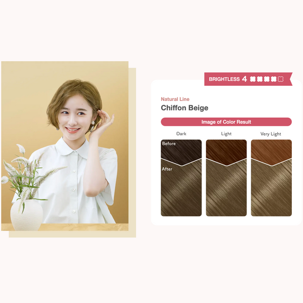 HOYU Beautylabo Whip Hair Color (Chiffon Beige) 美源 Beautylabo 摇摇慕斯染发剂 (雪纺米色) 120ml